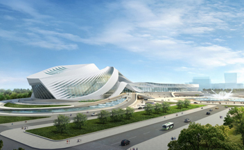 New Century City Art . Chengdu . China . Zaha Hadid