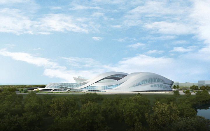 New Century City Art . Chengdu . China . Zaha Hadid