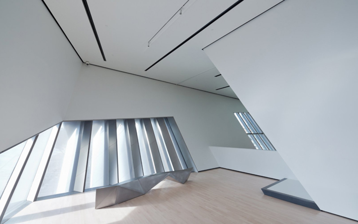 Eli & Edythe Broad Art Museum . Zaha Hadid Architects . Michigan State University . East Lansing.  USA
