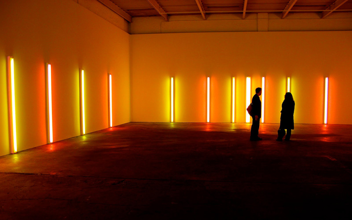 Dan Flavin . Museo Giuseppe Pansa . Varese . Italy