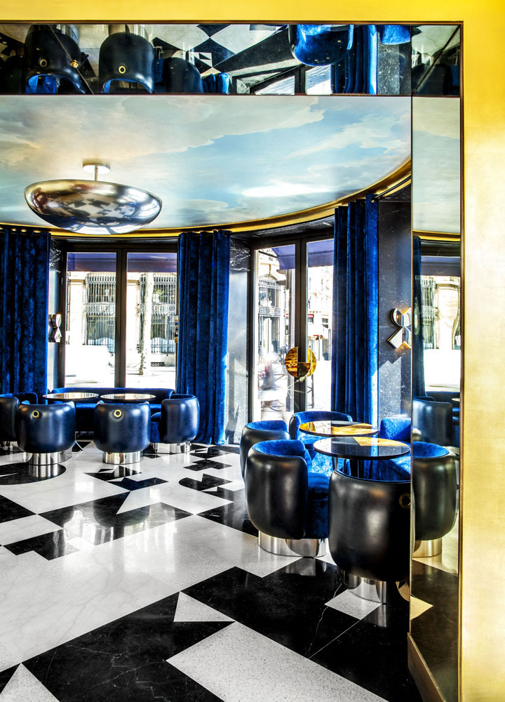 Cafè Francais . Maison Thierry . India Mahdavi . Paris . France