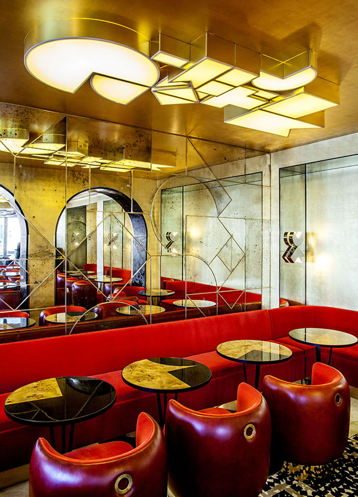 Cafè Francais . Maison Thierry . India Mahdavi . Paris . France