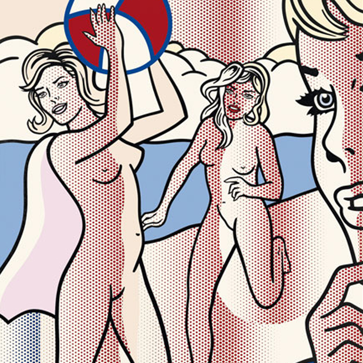 Roy Linchtenstein . Centre Pompidou . Paris . France