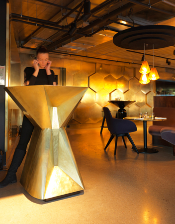 Eclectic restaurant . Tom Dixon . Paris . France