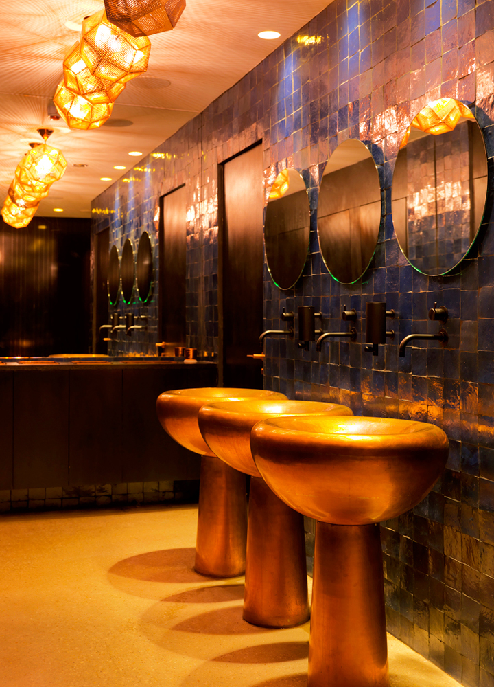 Eclectic restaurant . Tom Dixon . Paris . France