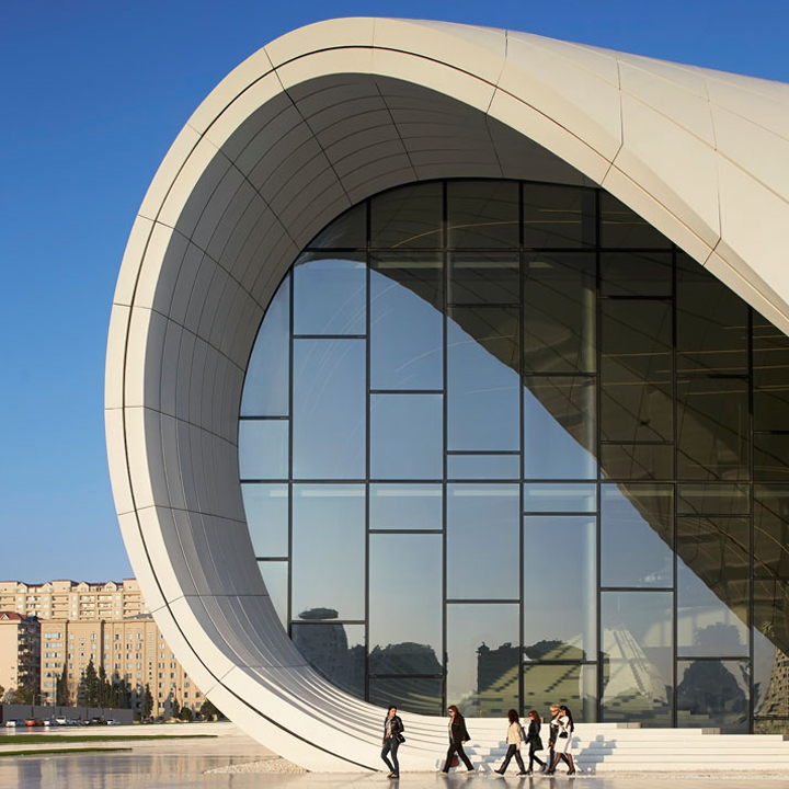 Heydar Aliyev Centre . Zaha Hadid . Baku . Azerbaijan