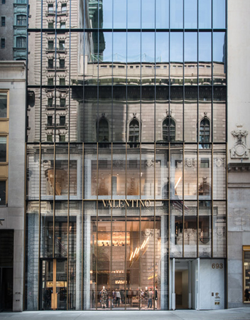 Valentino store . New York