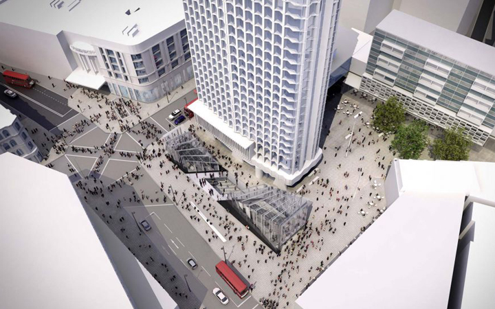 Daniel Buren . Tottenham Station . London