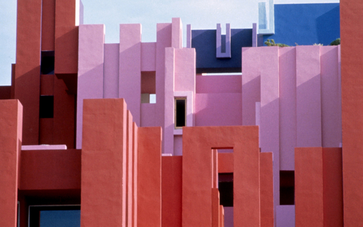 Muralla Roja . Ricardo Bofill . Alicante . Spain