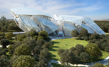 Louis Vuitton fondation . Frank Gehry . Paris . France