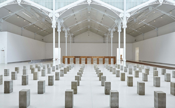 Carl Andre . Palacio de Velazquez . Madrid . Spain